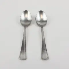Reed & Barton Walden Stainless Steel Place/Oval Soup Spoons Set of 2