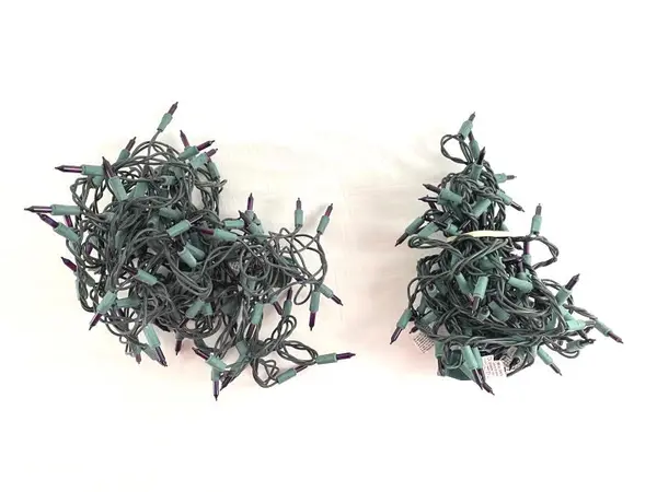 Lot of 2 Pink String Lights with 200 Mini Bulbs for Christmas & Halloween