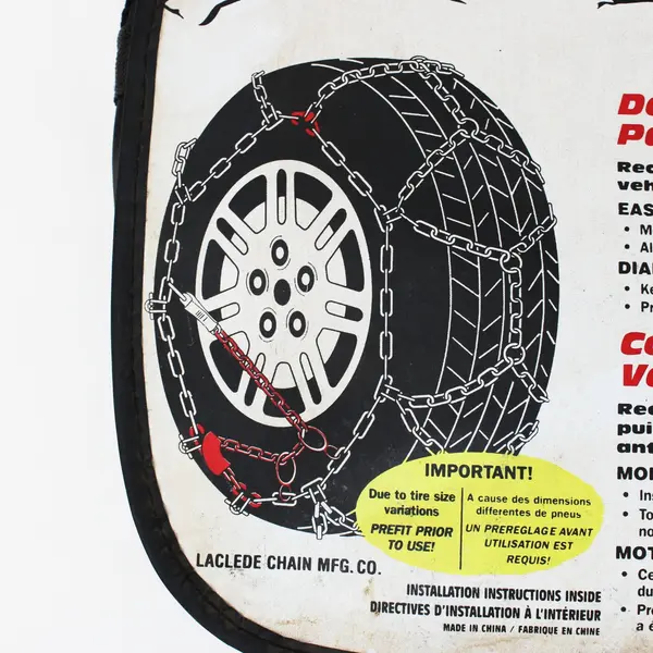 Alpine Premiere Tire Chains Model 1540 Used