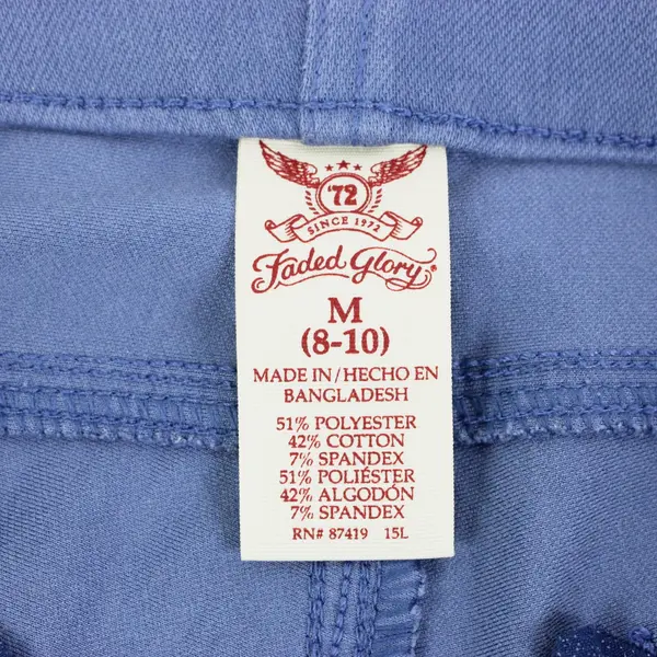 Faded Glory Women's Slate Blue Jeggings Medium 8-10