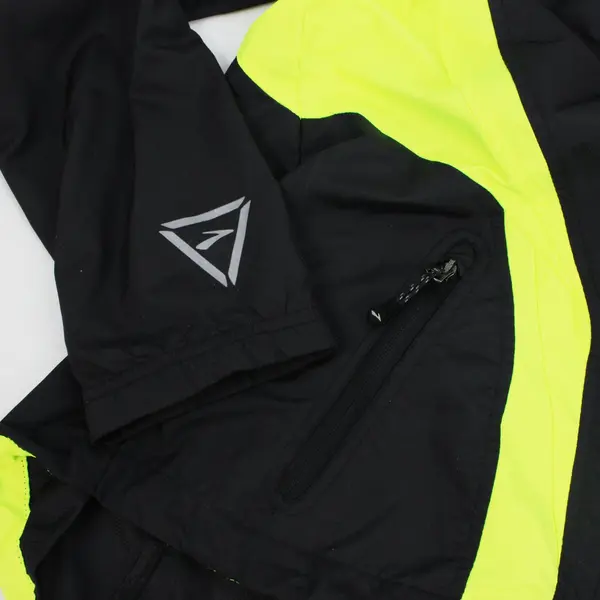Brooks Women's Medium Black Neon Yellow Running Activewear Jacket