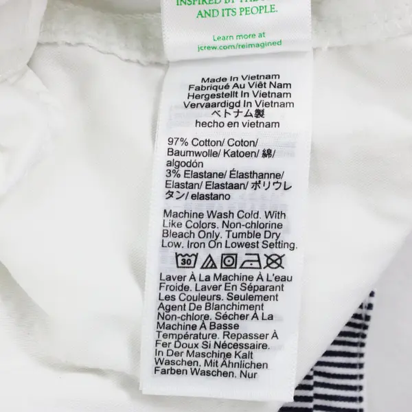 J.Crew Women's White High-Waisted Shorts Size 8