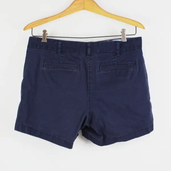 J.Crew Women's Navy Blue Flat Front Chino Shorts Size 10
