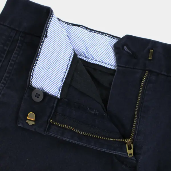 J.Crew Women's Navy Blue Flat Front Chino Shorts Size 10