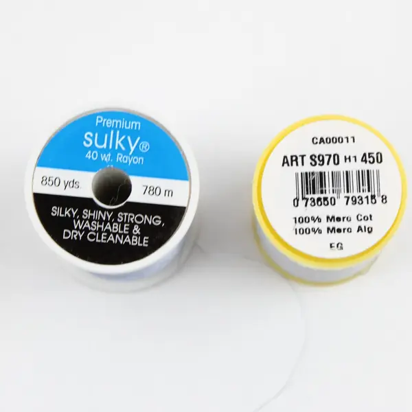 Lot of 5 Mixed Brand Sulky Gütermann Sewing Thread Blue Gray White Quilting