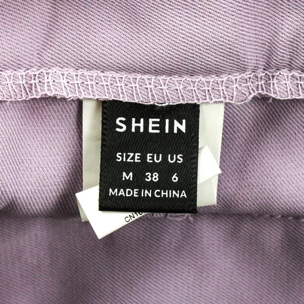 SHEIN Women's Lilac Purple Dress Pants Wide Leg Size M (6) Lightweight Loose Fit