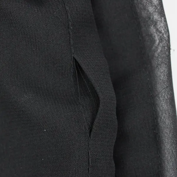 rue+ Black Sheer Short Sleeve Waterfall Cardigan Cover Up 1X
