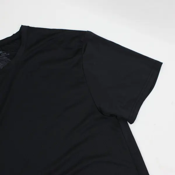 Hanes X-Temp Men's Activewear Shirt Medium Black Mesh