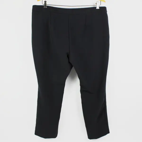Worthington Slim Ankle Pants Women Size 18 Black Excellent Business Straight Leg