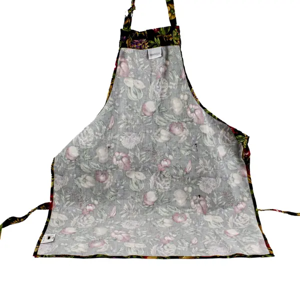 Now Designs Multicolor Vegetable Print Cotton Kitchen Apron 26x32