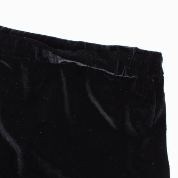 Coldwater Creek Women's PXL Black Velour Pull-On Lounge Pants