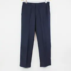 College Hall Men's Navy Blue Straight Leg Dress Pants 32x28 FLAWED