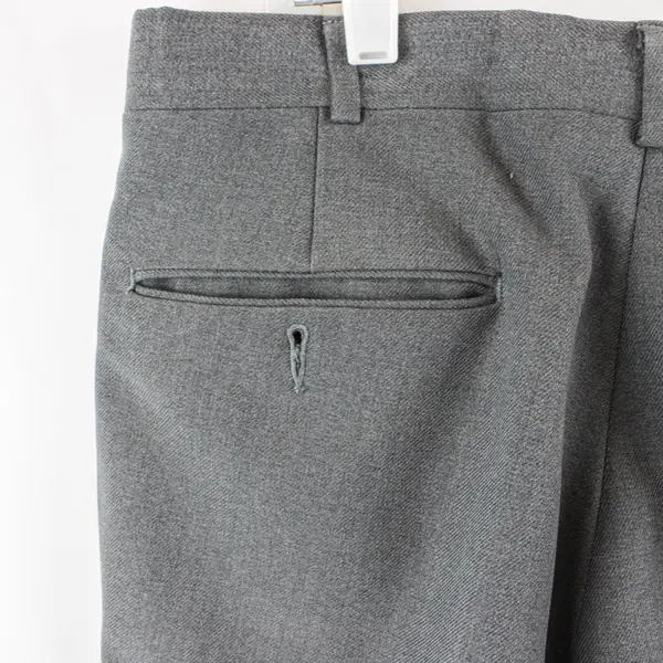 Men's Gray Dress Pants 33x29 Work Business Formal Wear