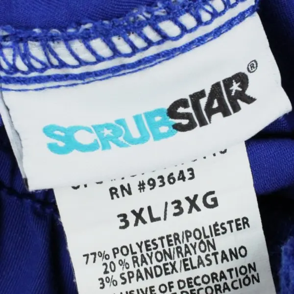 ScrubStar Women's Royal Blue Scrub Pants 3XL Pre-Owned
