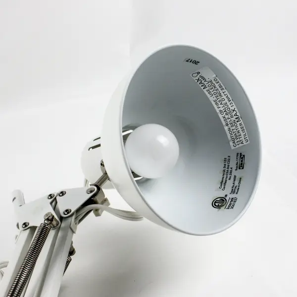 IKEA Tertial White Adjustable Work Desk Lamp Task Lighting