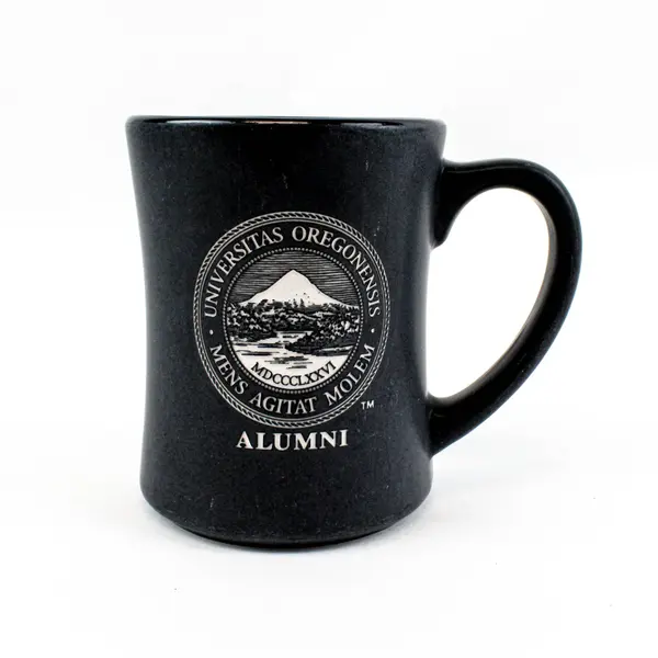 RFSJ Inc University of Oregon Black Motto Coffee Mug Alumni