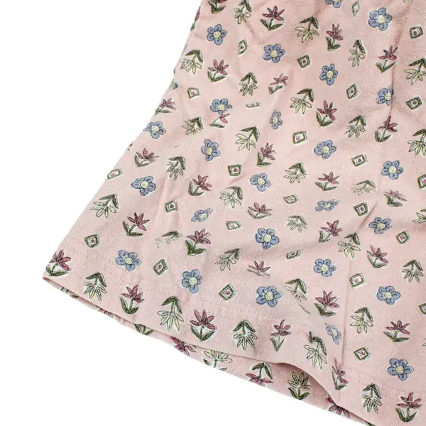 Nordstrom Floral Pink Cotton Nightgown One Size Lingerie Sleepwear