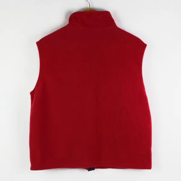 Team USA Olympic Women's Red Fleece Full Zip Vest Size L