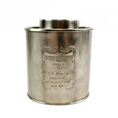 Smith & Hawken Herb Garden Tea Tin With Lid Made in Turkey