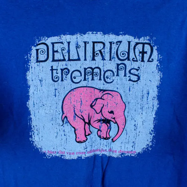 M&O Gold Delirium Tremens Blue Graphic T-Shirt Men's XL