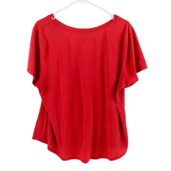 Old Navy Red V-Neck T-Shirt Womens XL "Old Navy California 1994"