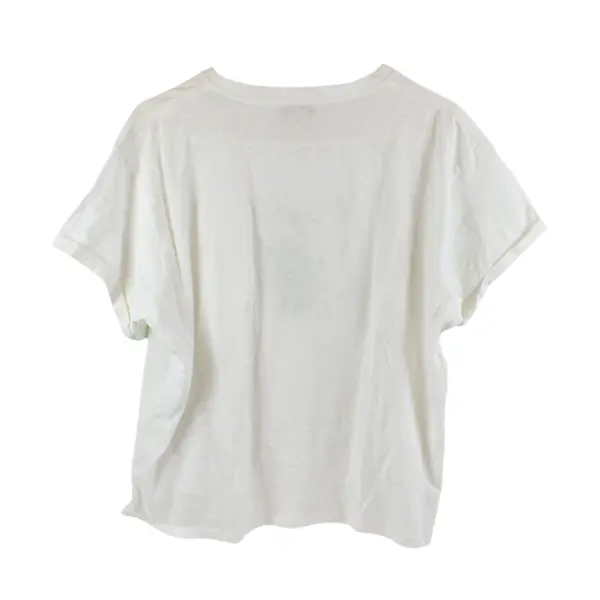 Christian Siriano Mojito Beaded Graphic T-Shirt Women's XL White