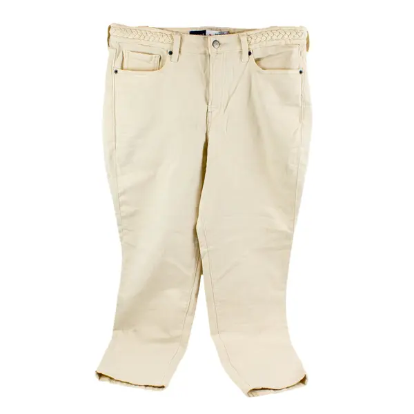 Old Navy OG Straight High Rise Jeans Women's Size 12 Cream Ivory