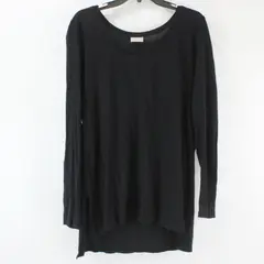 Abound Women's Long Sleeve Shirt Black Size Large