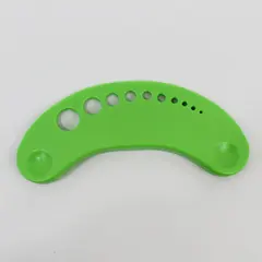 HIC Kitchen Herb Prepper Herb Stripper Tool Bright Green Multiple Holes
