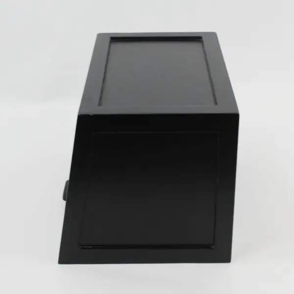 Rubbermaid Ikon Matte Black Desk Organizer Cubby Office Storage FLAWED