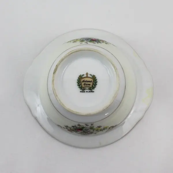 Vintage National China NAT 14 Sugar Bowl No Lid