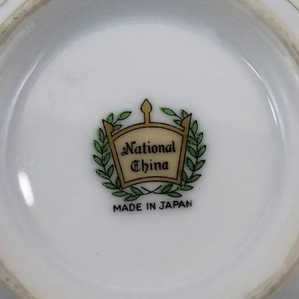 Vintage National China NAT 14 Sugar Bowl No Lid