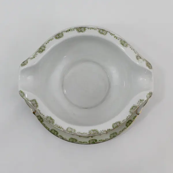 Vintage National China NAT14 Gravy Boat And Attached Under Plate Japan
