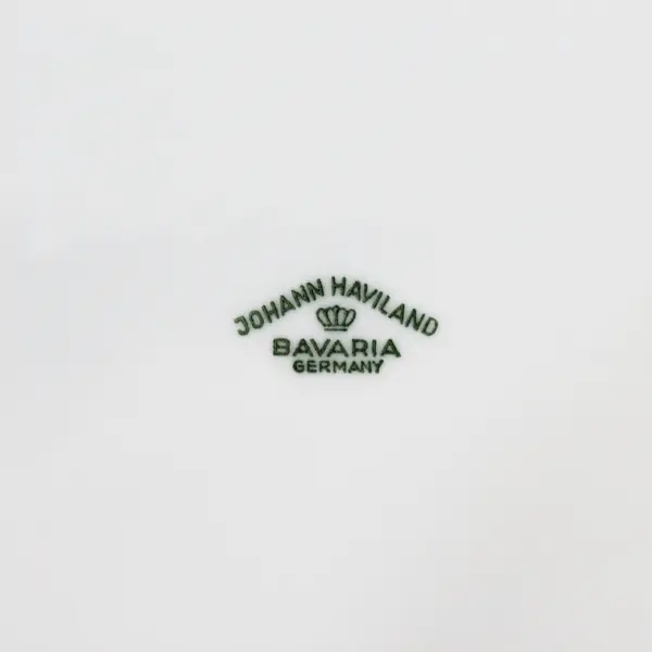 Set of 4 Johann Haviland Bavaria White Rose Salad Plates 7.5"