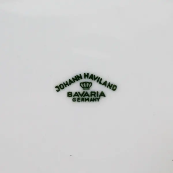 SET OF 4 Johann Haviland Bavaria White Rose Bread & Butter Plates 