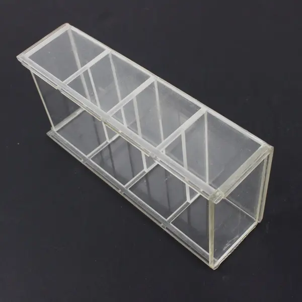 Clear Acrylic Compartmentalized Display Case Storage Box Organizer