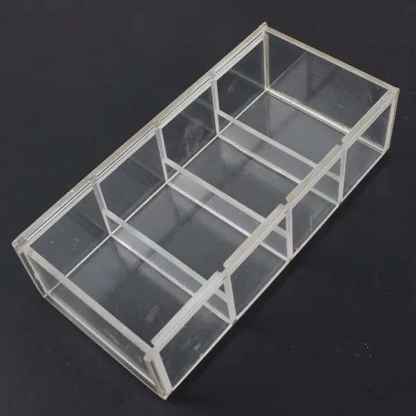 Clear Acrylic Compartmentalized Display Case Storage Box Organizer