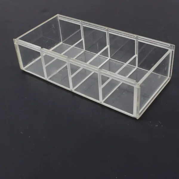 Clear Acrylic Compartmentalized Display Case Storage Box Organizer