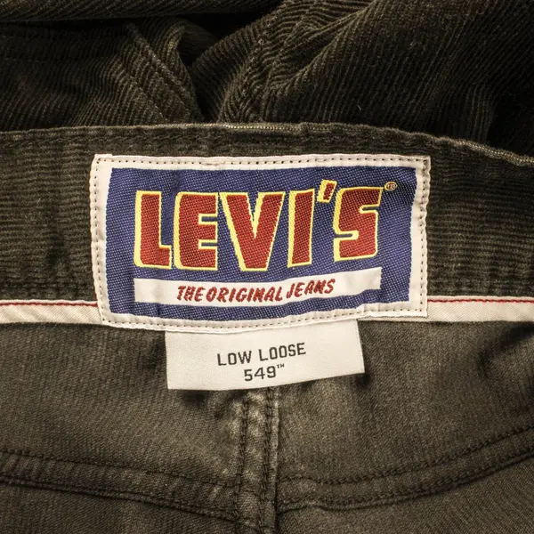 Levi's 549 Men's Dark Brown Corduroy Pants W34xL30