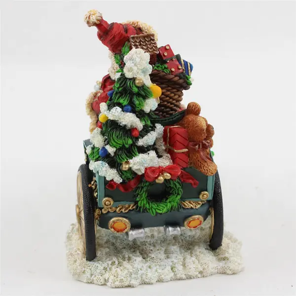 Roman Inc 1998 Horseless Carriages Knox 3-Wheeler Santa Figurine 71306 No Box