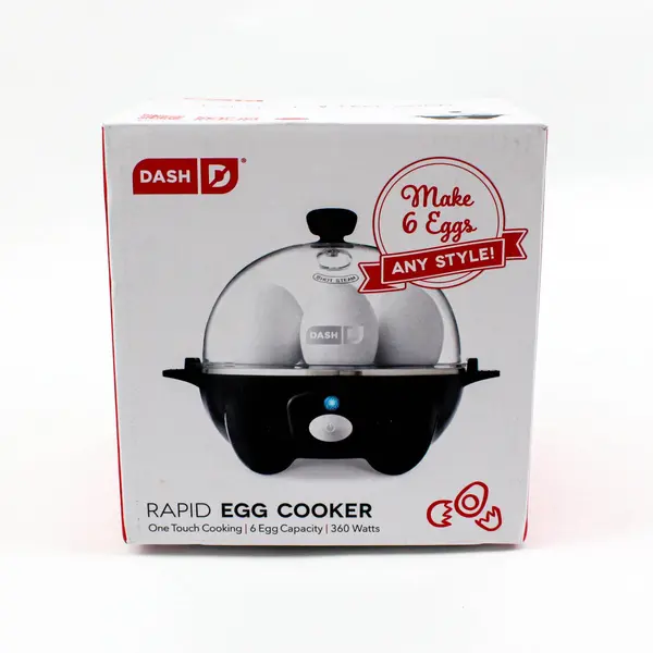 DASH Rapid Egg Cooker 6 Egg Capacity Electric Hard Boiled Eggs 