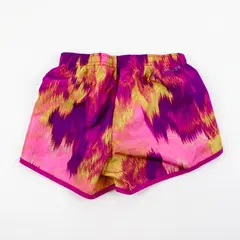Nike Girls Running Shorts Purple Pink Yellow Size 6-7 Years
