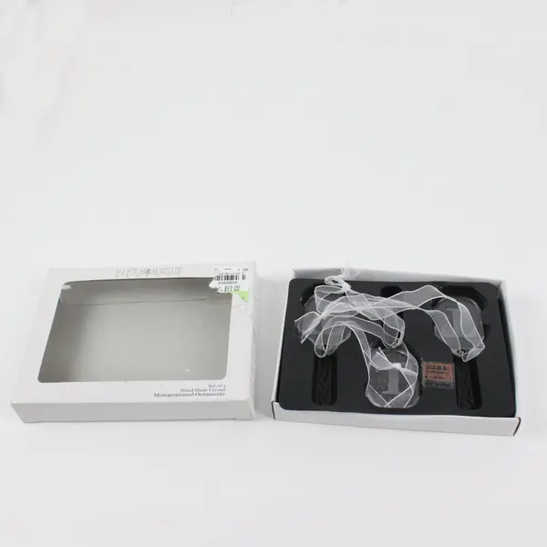 Fifth Avenue LTD Handmade Crystal Monogrammed T Ornaments Set of 3