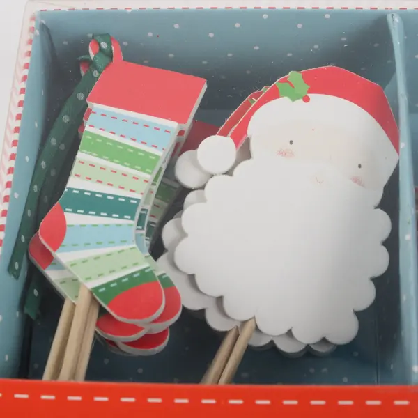Meri Meri Tis the Season Christmas Cupcake Cases & Toppers 24 Each