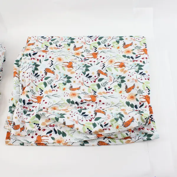 Charisma Wild Woods Pattern 3 Pc King Bedsheet Set Fitted Sheet Pillowcases
