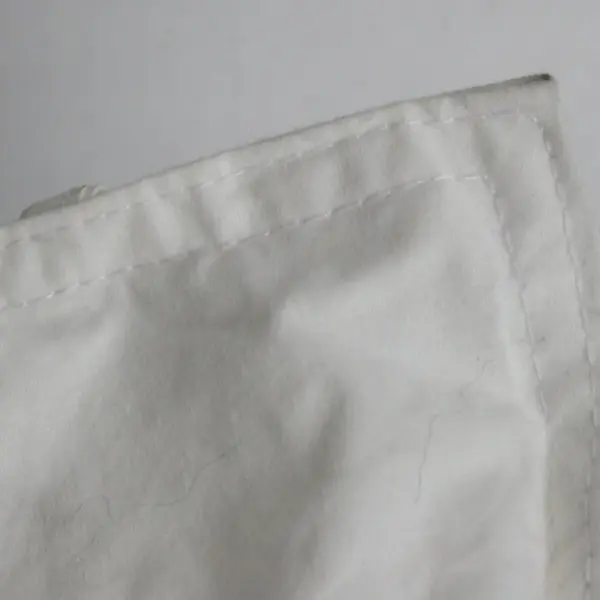 Threshold White King Size Cotton Blend Comforter Pre-Owned Flawed