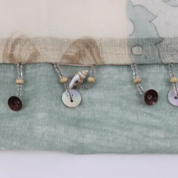 Lichtenberg Seaside Nautical Coastal Curtain Tier Set