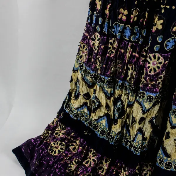 Jane Ashley Jeetish Beaded Resortwear Skirt Women's Medium NWT