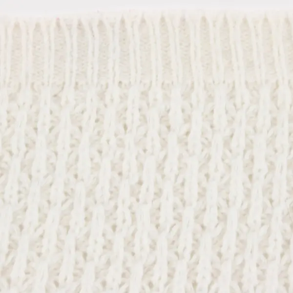 Pottery Barn Off White Knit Throw Blanket 50 x 60 Inch