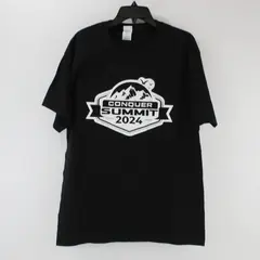 Hanes Conquer Summit 2024 Black T-Shirt Men's Large Pre-Owned